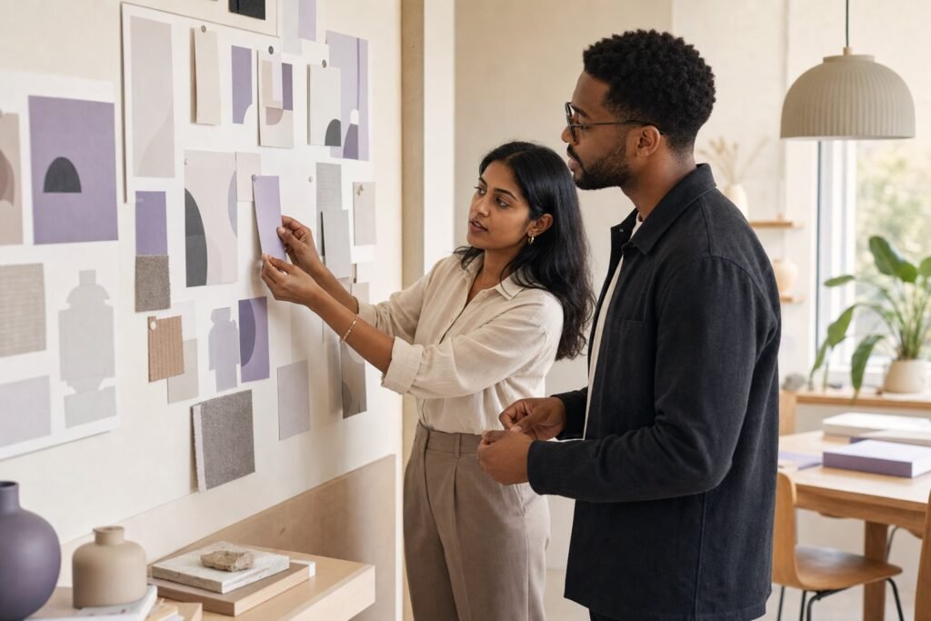 Brand identity strategy materials