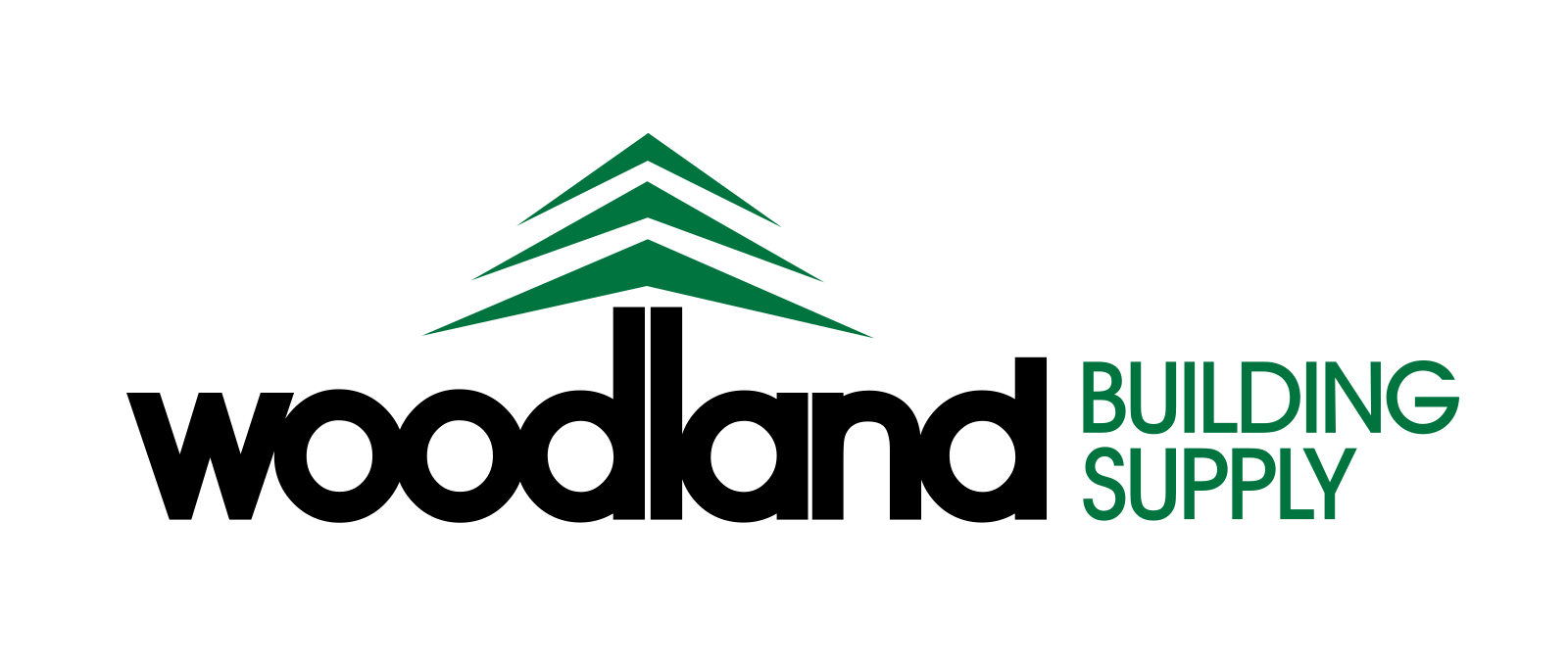 Woodland Building Supply logo designed by AMG